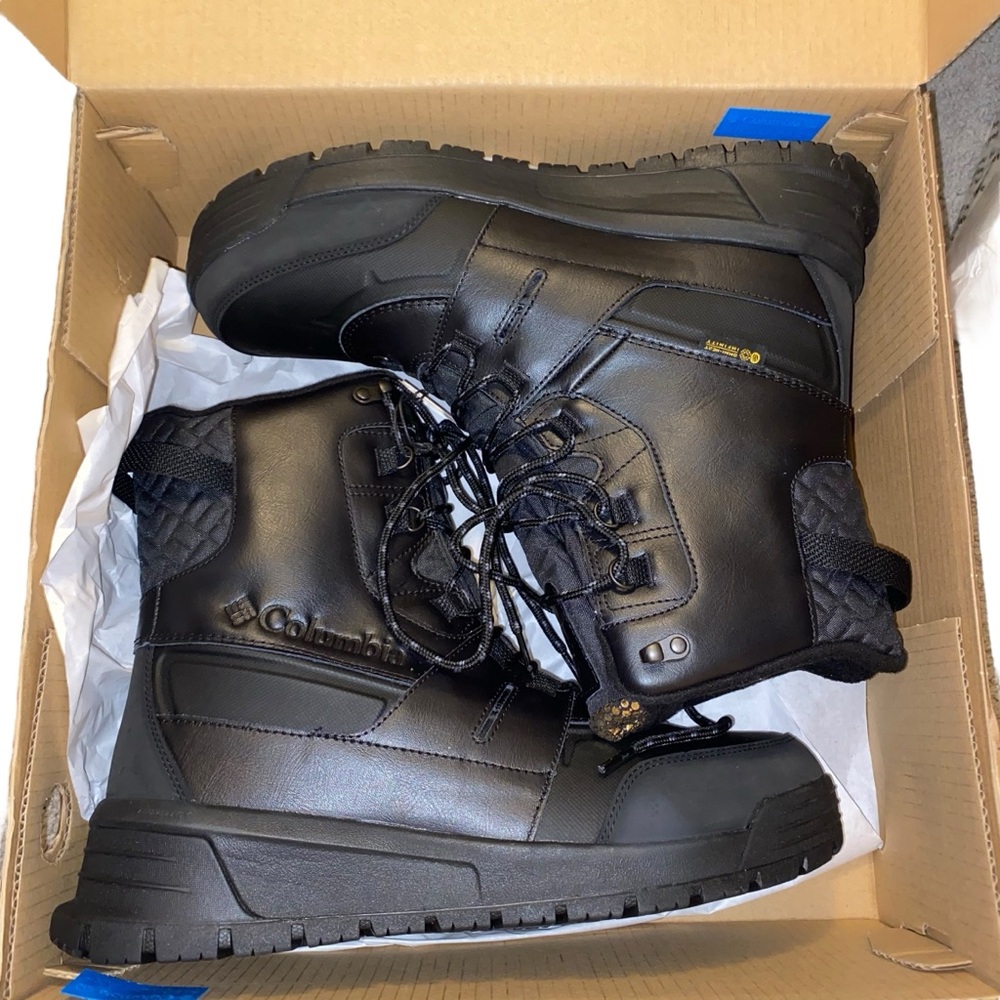 NEW Columbia Men’s Snow Boots  Bugaboot Celsius Plus In Black Size 14 New In Box